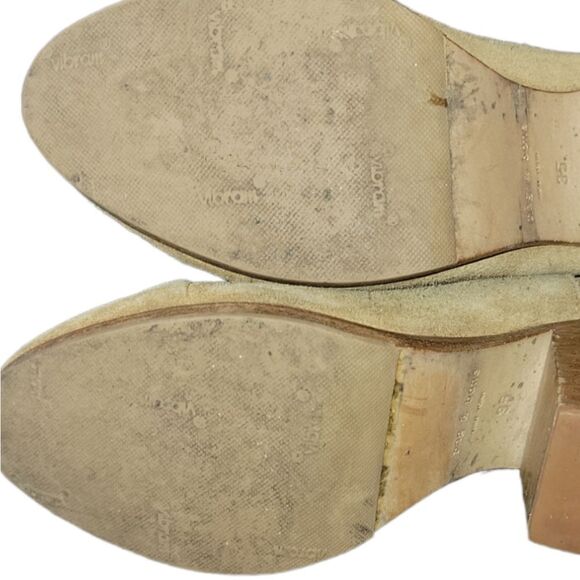 RAG & BONE Harrow Suede Ankle Boots Booties Tan Neutral 35 5 - Picture 11 of 14